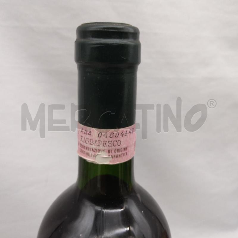 VINO DA ESPOSIZIONE BARBARESCO COLUE' MASSIMO ODDERO 1990 | Mercatino dell'Usato San maurizio canavese 3
