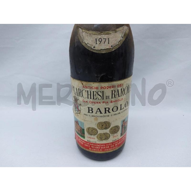 VINO DA ESPOSIZIONE BAROLO 1971 MARCHESI DI BAROLO | Mercatino dell'Usato San maurizio canavese 2