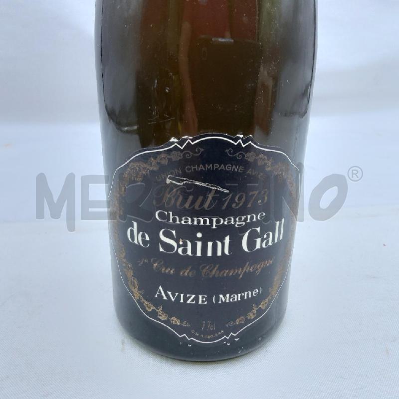 VINO DA ESPOSIZIONE CHAMPAGNE DE SAINT GALL 1973  | Mercatino dell'Usato San maurizio canavese 2