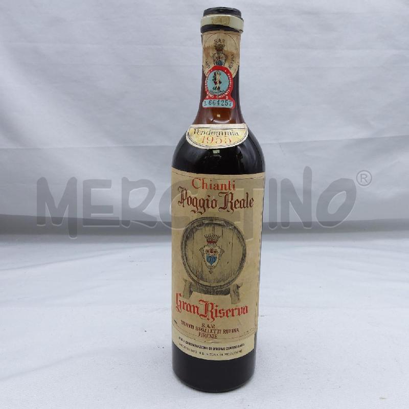 VINO DA ESPOSIZIONE CHIANTI POGGIO REALE 1955 | Mercatino dell'Usato San maurizio canavese 1
