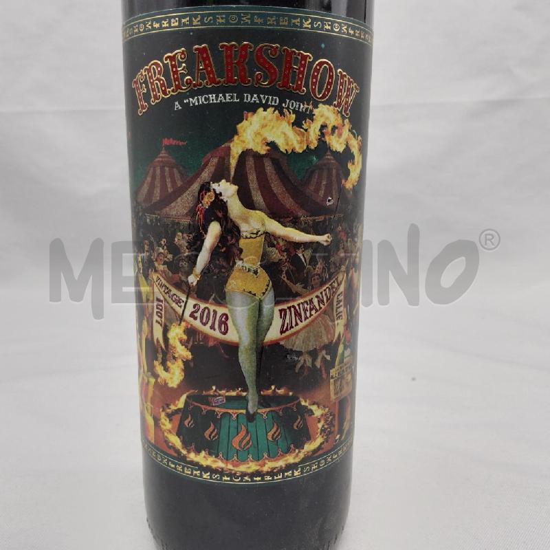 VINO DA ESPOSIZIONE FREAKSHOW 2016 ZINFANDEL | Mercatino dell'Usato San maurizio canavese 2