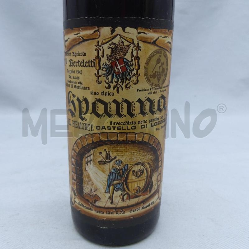VINO DA ESPOSIZIONE SPANNA 1967 | Mercatino dell'Usato San maurizio canavese 4