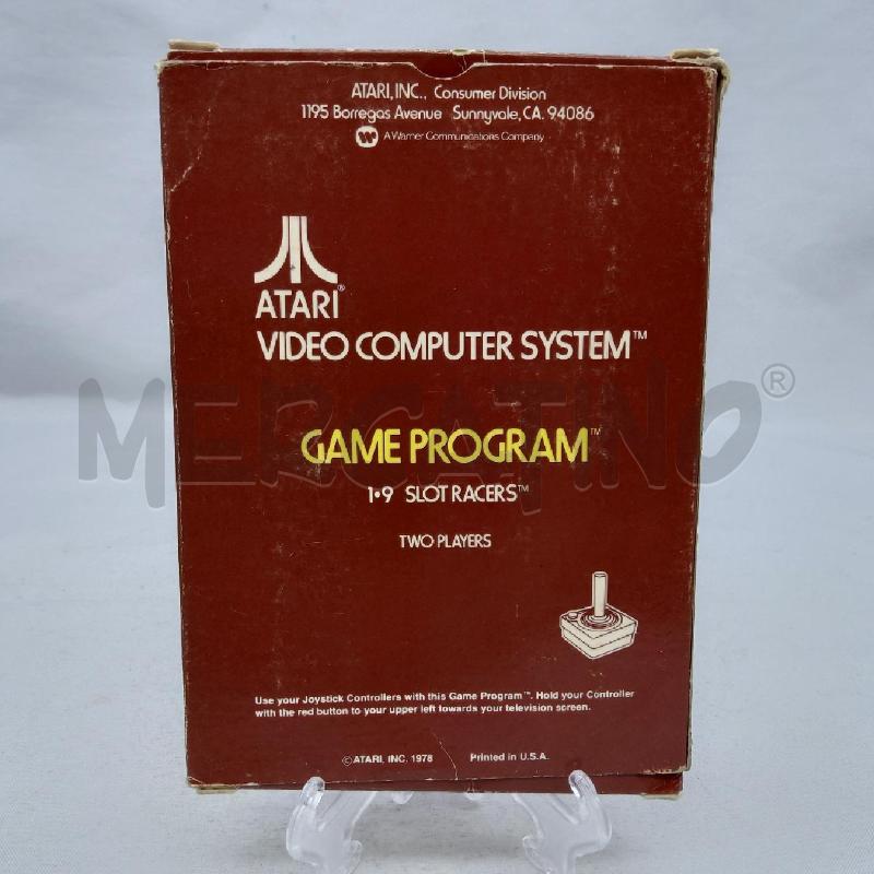 VINTAGE ORIGINAL ATARI CX 2606 SLOT RACERS VIDEO COMPUTER SYSTEM GAME PROGRAM | Mercatino dell'Usato San maurizio canavese 2