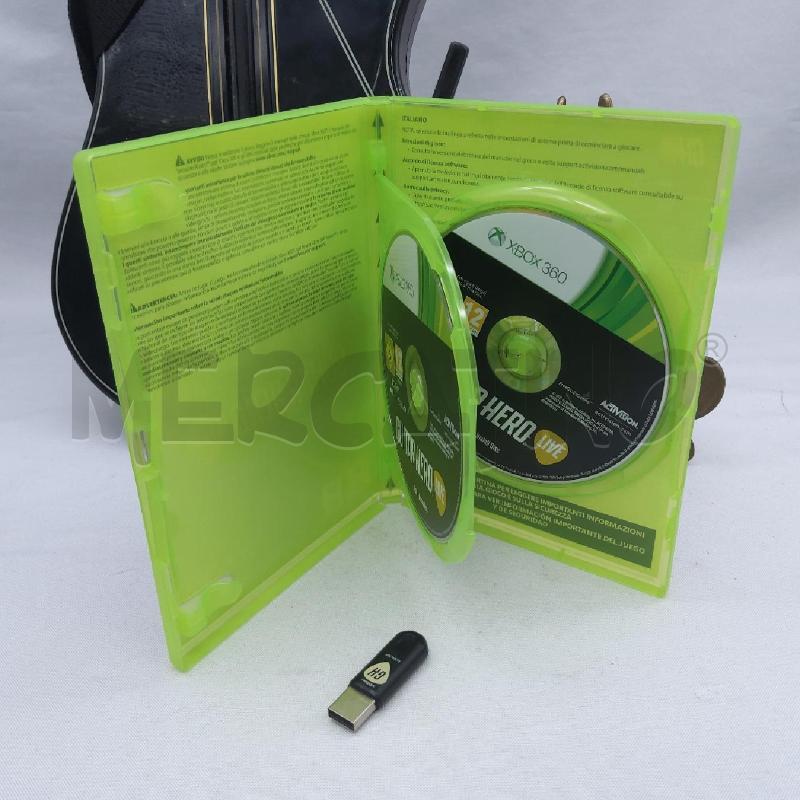XBOX 360 GUITAR HERO LIVE CON CHITARRA | Mercatino dell'Usato San maurizio canavese 3