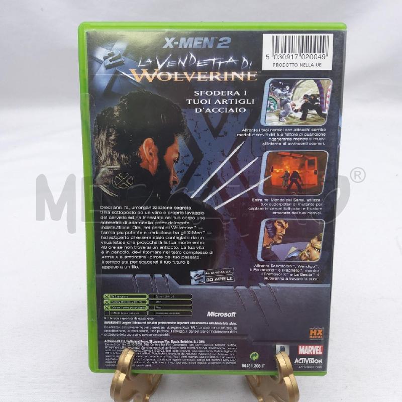 XBOX XMEN 2 LA VENDETTA DI WOLVERINE | Mercatino dell'Usato San maurizio canavese 2
