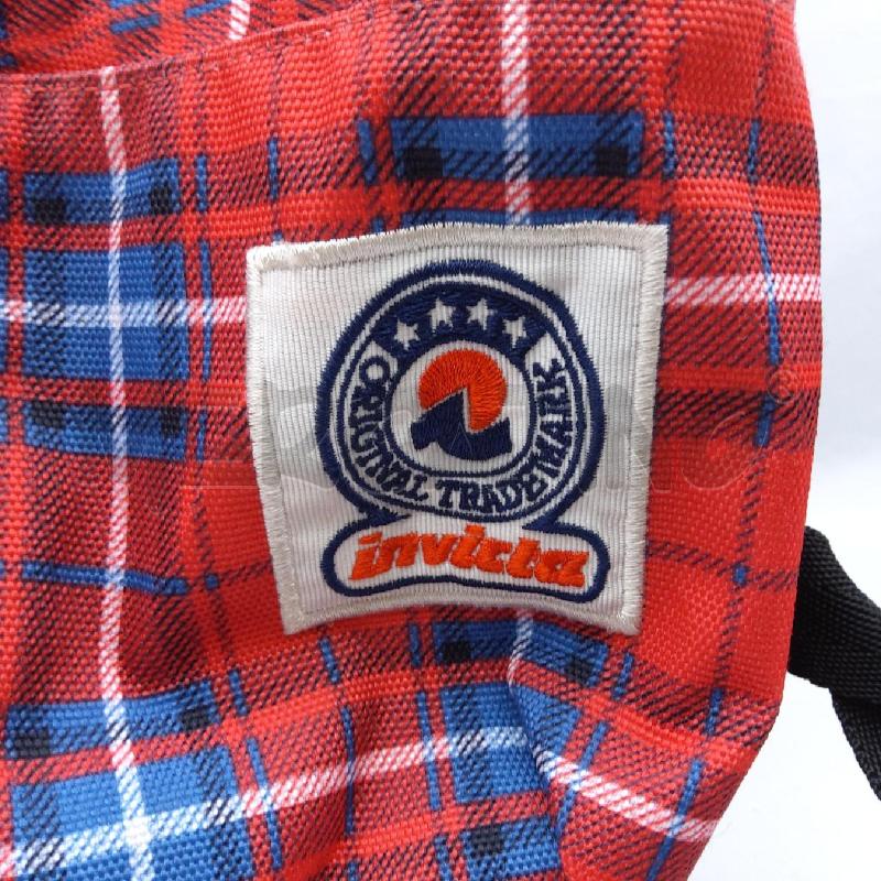 ZAINO SCACCHI ROSSO BLU INVICTA | Mercatino dell'Usato San maurizio canavese 3