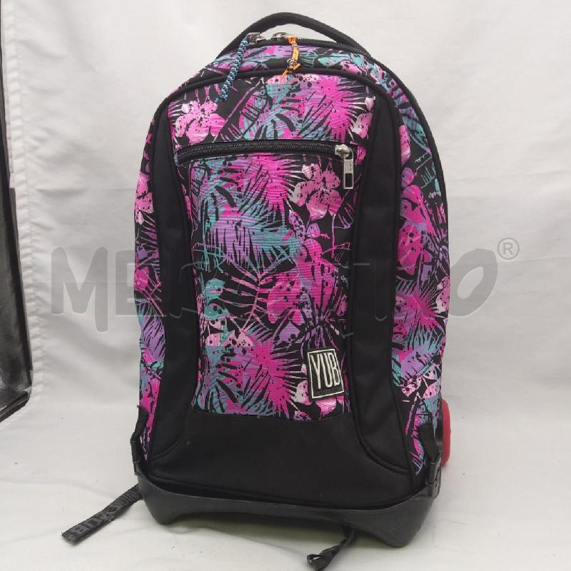 ZAINO SCUOLA TROLLEY YUB FUCSIA VIOLA | Mercatino dell'Usato San maurizio canavese 1