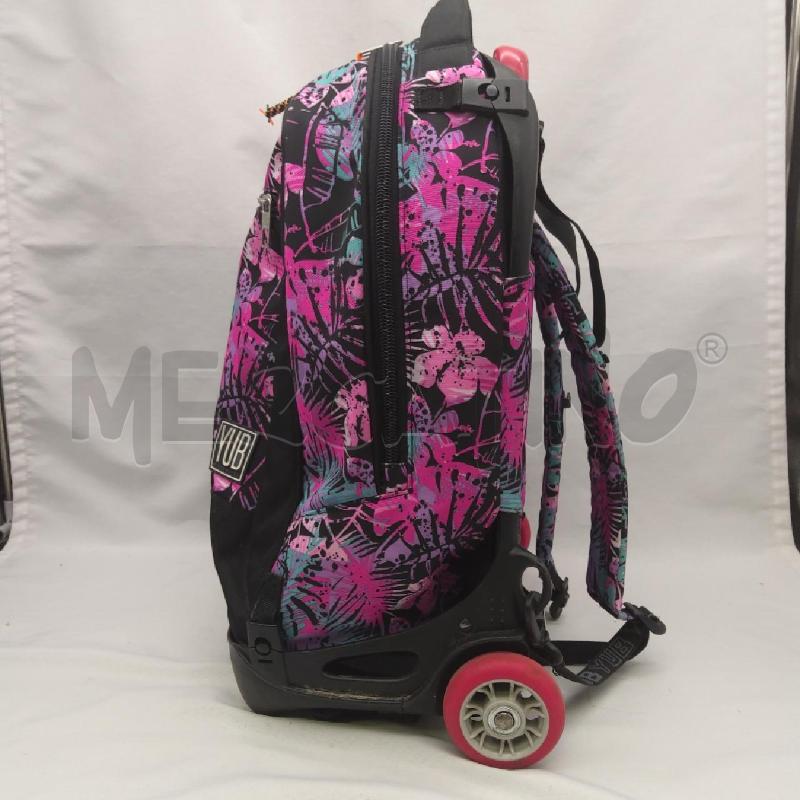 ZAINO SCUOLA TROLLEY YUB FUCSIA VIOLA | Mercatino dell'Usato San maurizio canavese 2