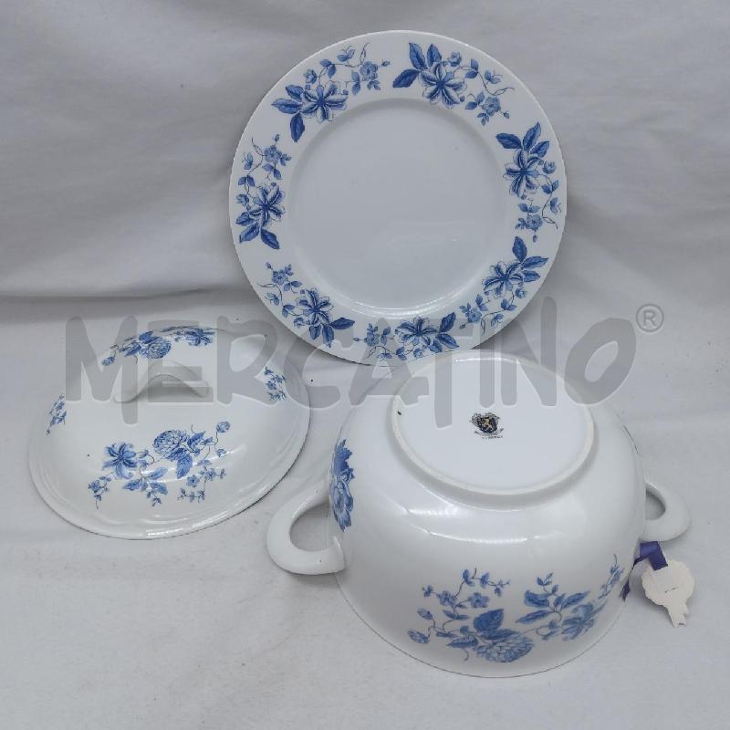 ZUPPIERA T LIMOGES + PIATTO FIORI BLU | Mercatino dell'Usato San maurizio canavese 3