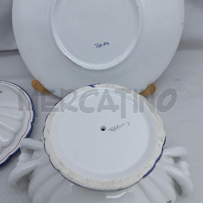 ZUPPIERA + PIATTO BASSANO BIANCO BORDO BLU  | Mercatino dell'Usato San maurizio canavese 4