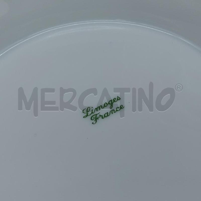 ZUPPIERA + VASSOIO LIMOGES BIANCO DECORO ROSA CANINA | Mercatino dell'Usato San maurizio canavese 4
