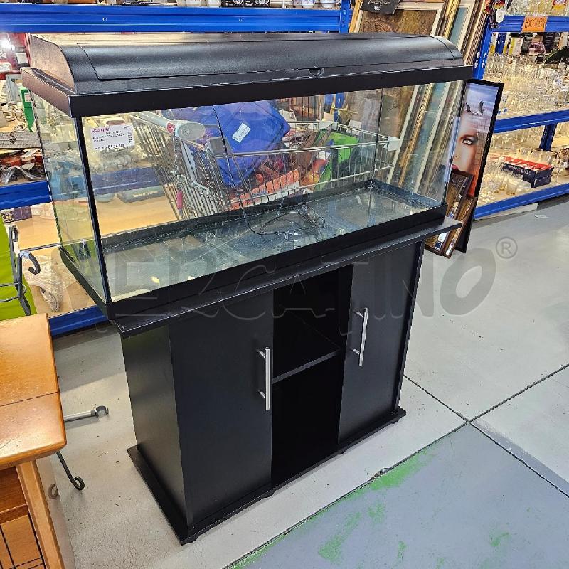 ACQUARIO CON MOBILE BASE NERO | Mercatino dell'Usato Chivasso 1
