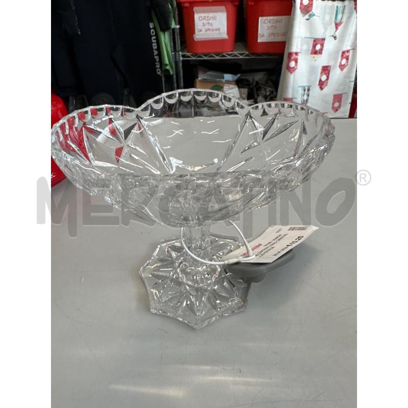 ALZATINA VASO CRISTALLO OVALE  | Mercatino dell'Usato Chivasso 1