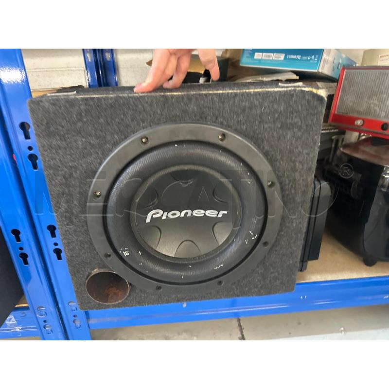 AMPLIFICATORE ALPINE 800W   + SUB PIOONER 1000W  INTEGRATO CON CASSA  | Mercatino dell'Usato Chivasso 1