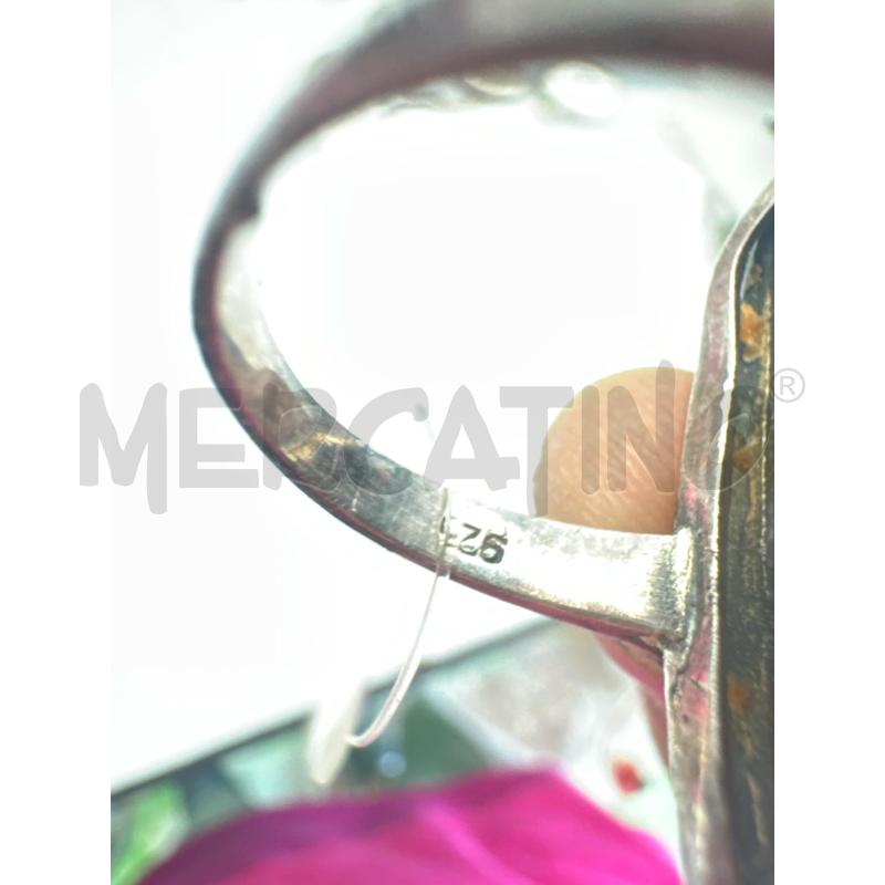 ANELLO DONNA 925 MANCA 1 CASTONE 3 PIETRE  | Mercatino dell'Usato Chivasso 2