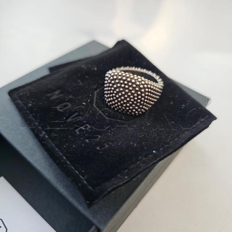 ANELLO UOMO NOVE25 CHEVALIER QUADRATO PUNTINATO | Mercatino dell'Usato Chivasso 1