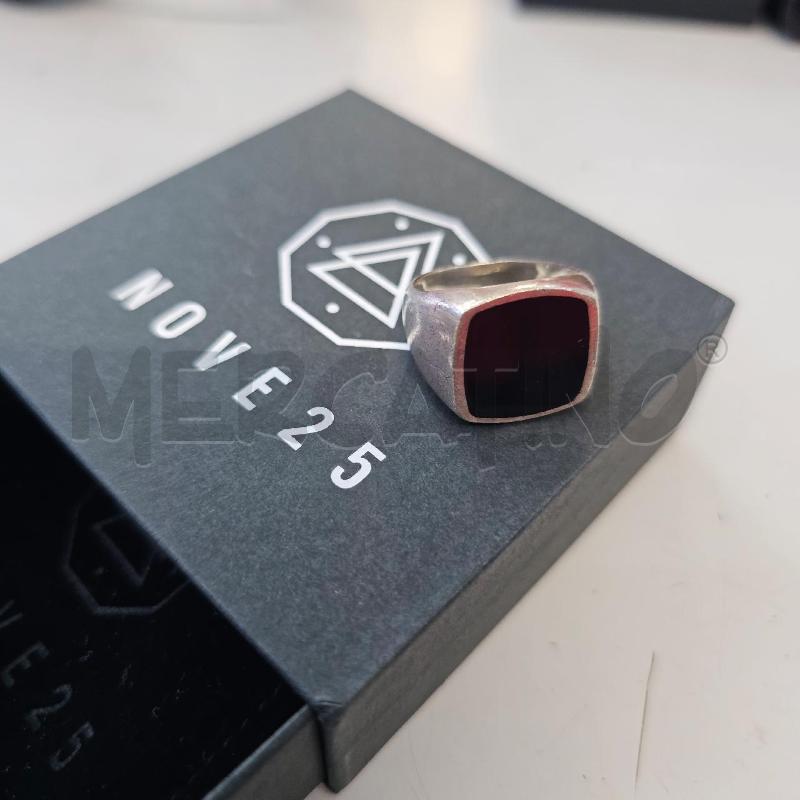 ANELLO UOMO NOVE 25 QUADRATO OPALE  | Mercatino dell'Usato Chivasso 1