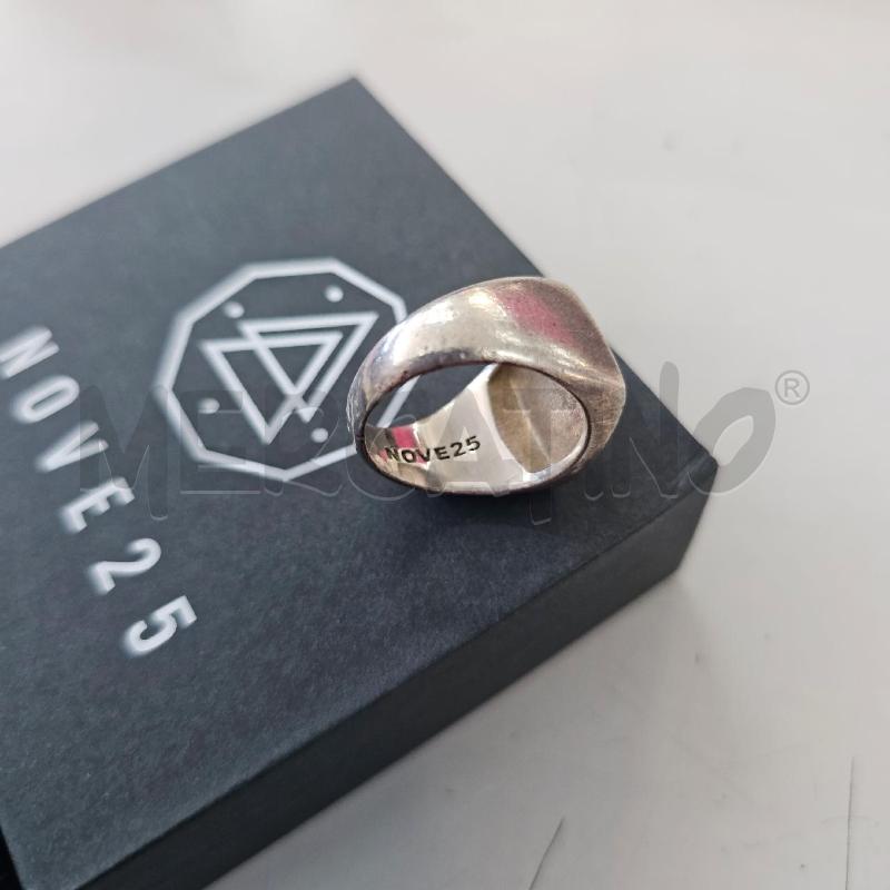 ANELLO UOMO NOVE 25 QUADRATO OPALE  | Mercatino dell'Usato Chivasso 2