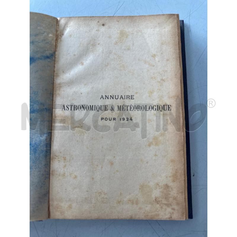 ANNUARIO ASTRONOMICO 1924 | Mercatino dell'Usato Chivasso 1