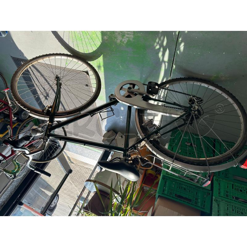 BICICLETTA UOMO VERDE CON PORTAPACCHI CAMBIO  | Mercatino dell'Usato Chivasso 1