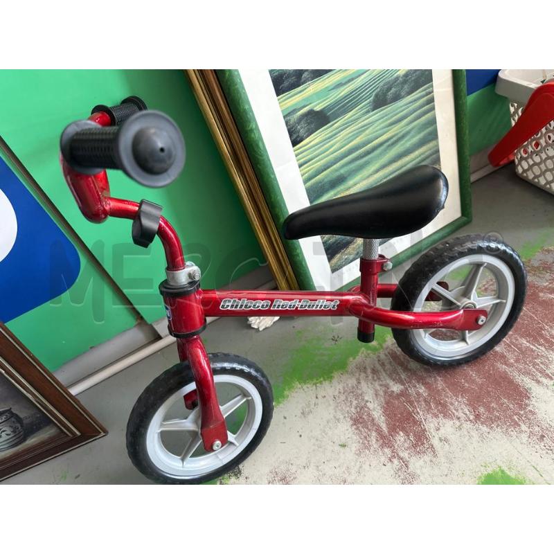 BICICLETTINA BAMBINO BALANCE BIKE ROSSA CHICCO  | Mercatino dell'Usato Chivasso 1