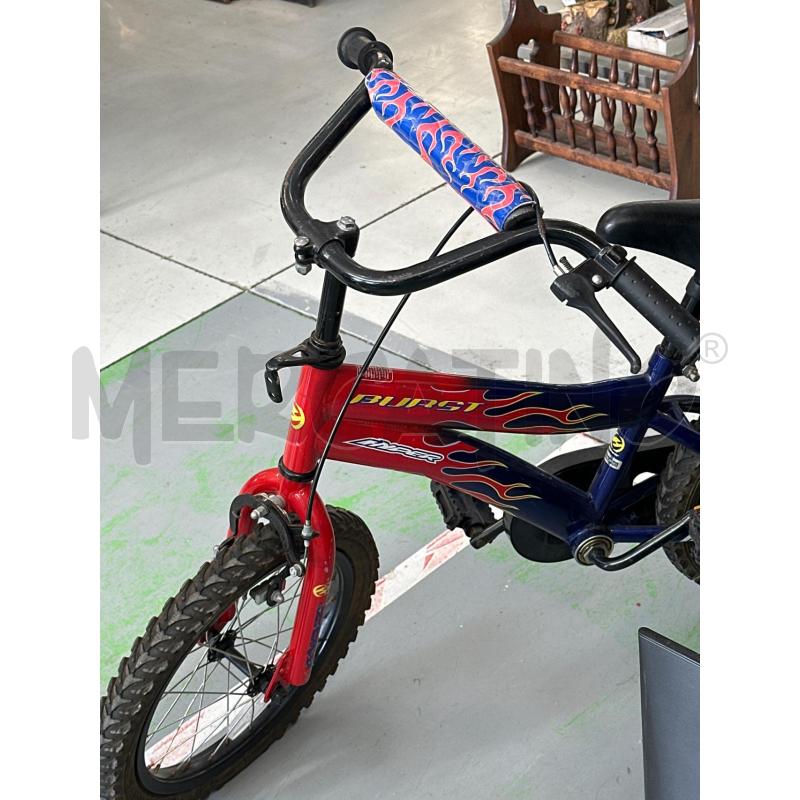 BICICLETTINA BAMBINO BURST ROSSA BLU  | Mercatino dell'Usato Chivasso 1