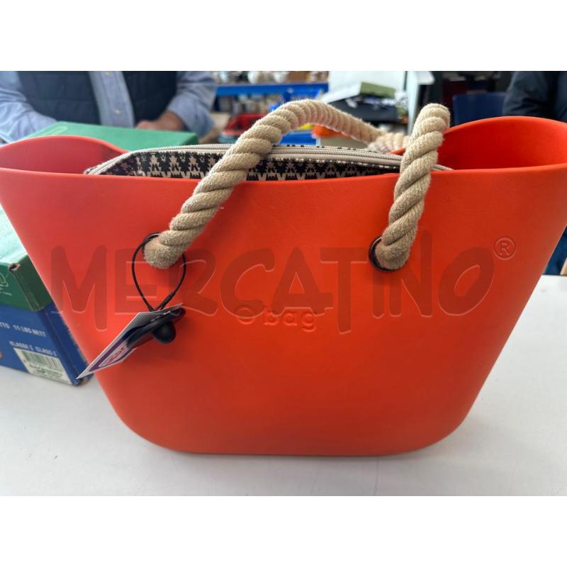 BORSA DONNA ARANCIO O BAG CORDATA  | Mercatino dell'Usato Chivasso 1