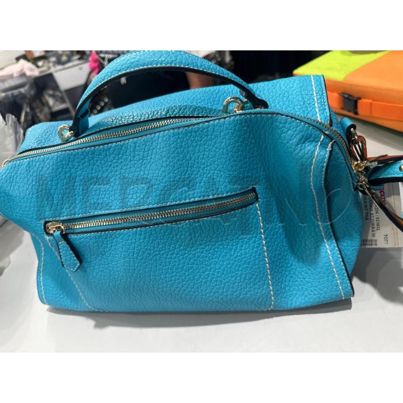 BORSA DONNA AZZURRA MARR ROSA INT TRACOLLA  | Mercatino dell'Usato Chivasso 1