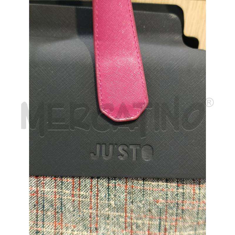 BORSA DONNA GRIGIA BORDOUX JU'STO | Mercatino dell'Usato Chivasso 2