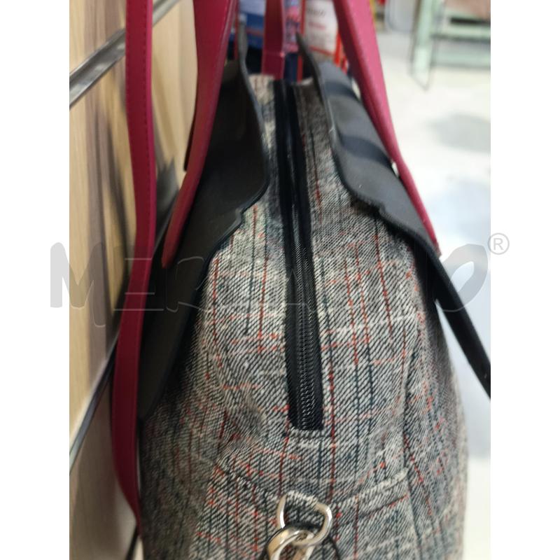 BORSA DONNA GRIGIA BORDOUX JU'STO | Mercatino dell'Usato Chivasso 3