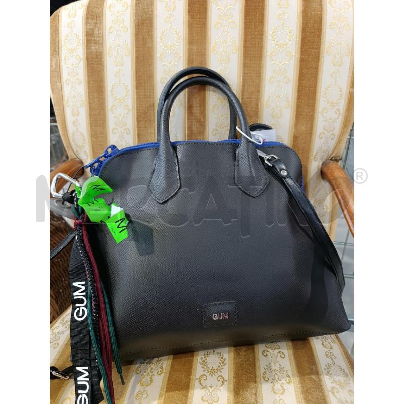 BORSA DONNA GUM NERA BLU GRANDE | Mercatino dell'Usato Chivasso 1