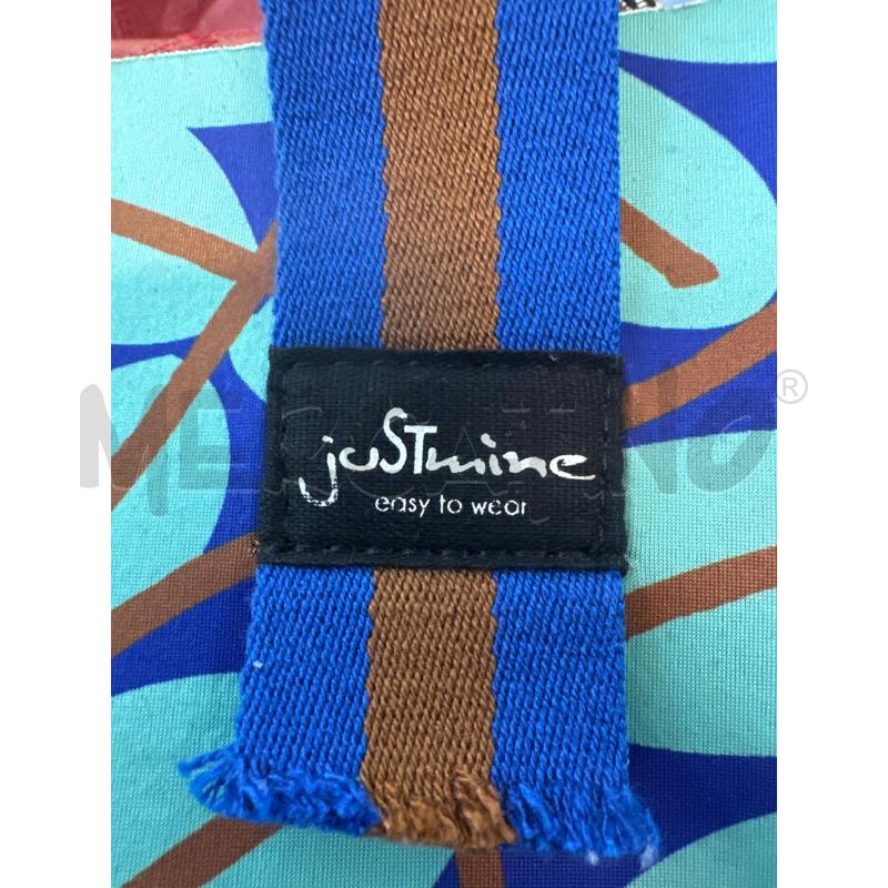 BORSA DONNA JUSTMINE AZZURRO BLU RAMI  | Mercatino dell'Usato Chivasso 2
