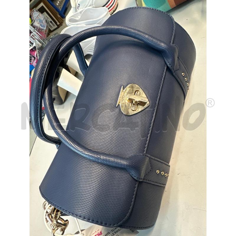 BORSA DONNA LE PANDORINE BAULETTO BLU | Mercatino dell'Usato Chivasso 1
