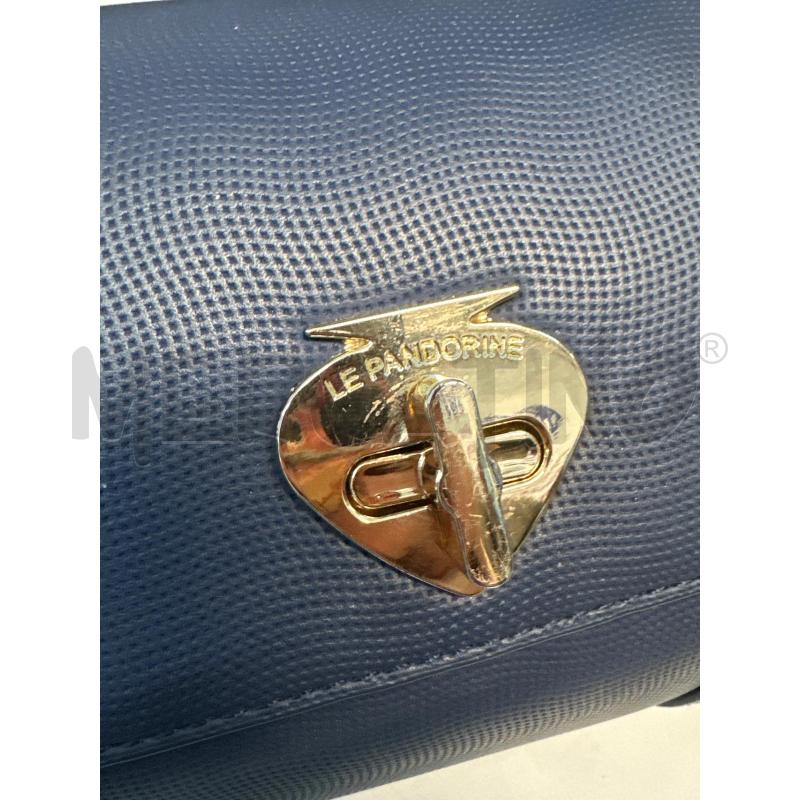 BORSA DONNA LE PANDORINE BAULETTO BLU | Mercatino dell'Usato Chivasso 2