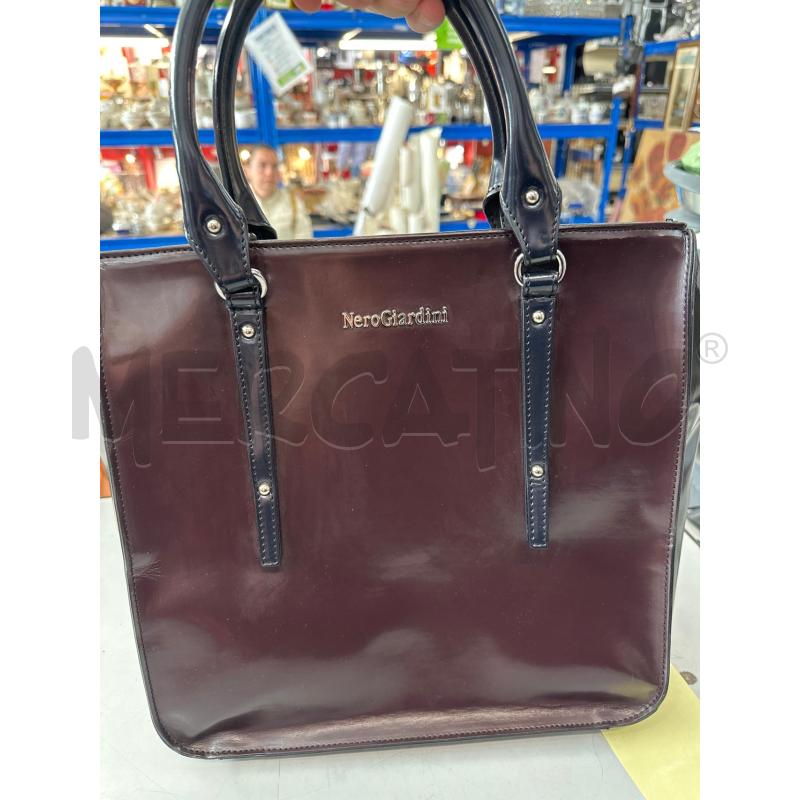 BORSA DONNA NERO GIARDINI TRACOLLA  | Mercatino dell'Usato Chivasso 1