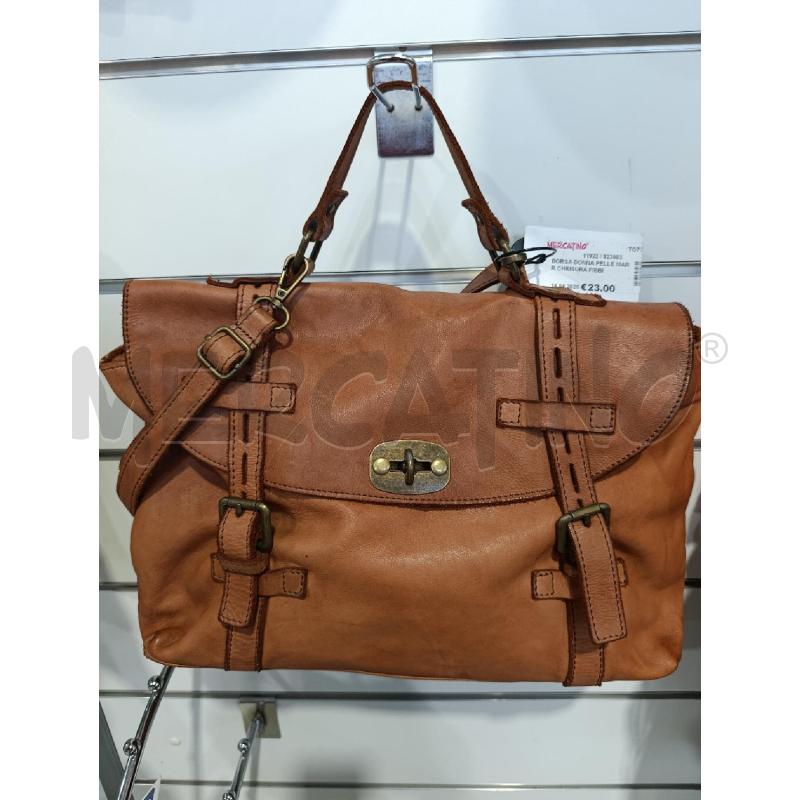 BORSA DONNA PELLE MARR CHIUSURA FIBBIE | Mercatino dell'Usato Chivasso 1