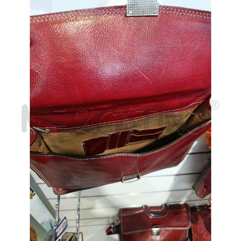 BORSA PELLE PORTA DOCUMENTI  | Mercatino dell'Usato Chivasso 3