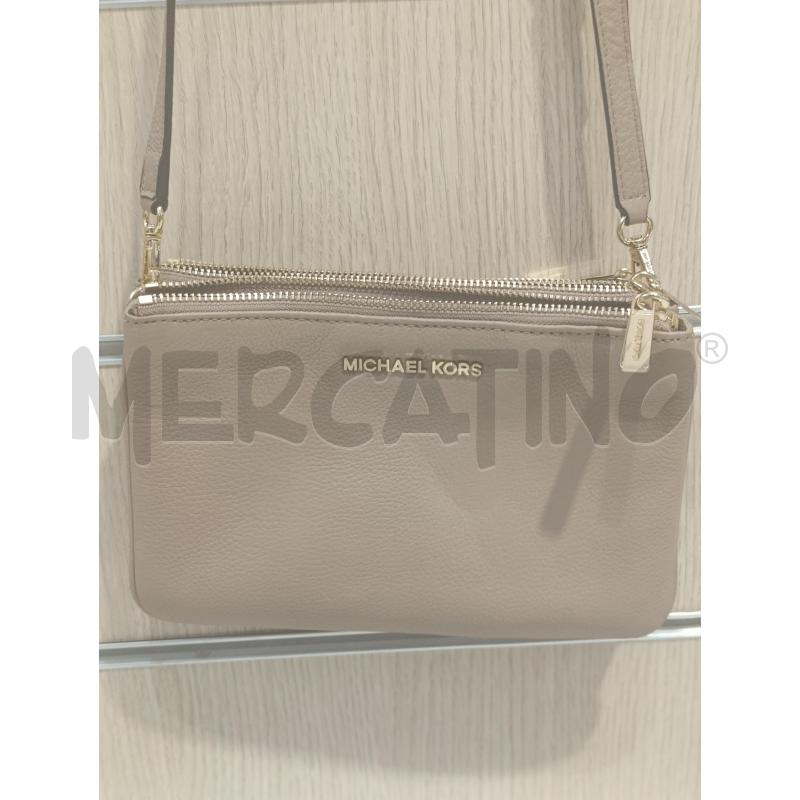 BORSETTA DONNA MICHAEL KORS BEIGE TRIPLA ZIP | Mercatino dell'Usato Chivasso 1
