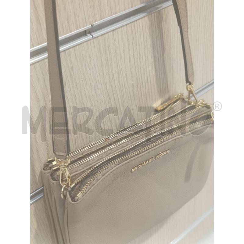 BORSETTA DONNA MICHAEL KORS BEIGE TRIPLA ZIP | Mercatino dell'Usato Chivasso 3