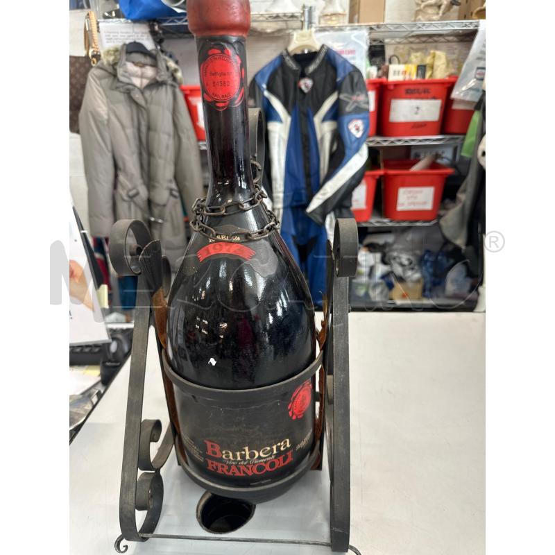 BOTTIGLIA MAGNUM CON BASE BARBERA VINO DEL PIEMONTE FRANCOLLI  | Mercatino dell'Usato Chivasso 1
