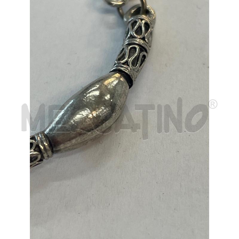 BRACCIALE ARG FORMA CILINDRICA INDIANO  | Mercatino dell'Usato Chivasso 2