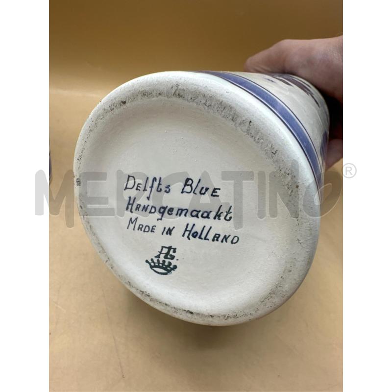 BROCCA CON VASO MULINI DELFTS BLUE A VENTO DELFTS MANICO INCOLLATO  | Mercatino dell'Usato Chivasso 4