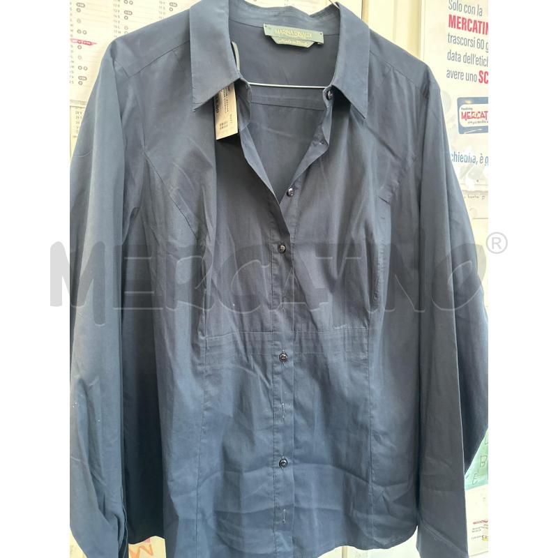 CAMICIA DONNA MARINA RINALDI BLU  | Mercatino dell'Usato Chivasso 1
