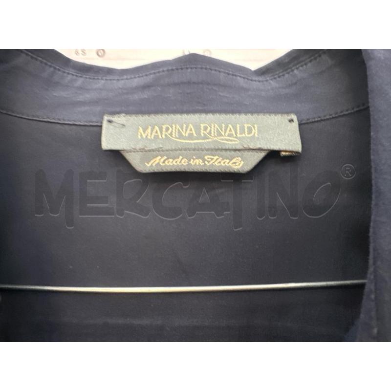 CAMICIA DONNA MARINA RINALDI BLU  | Mercatino dell'Usato Chivasso 2