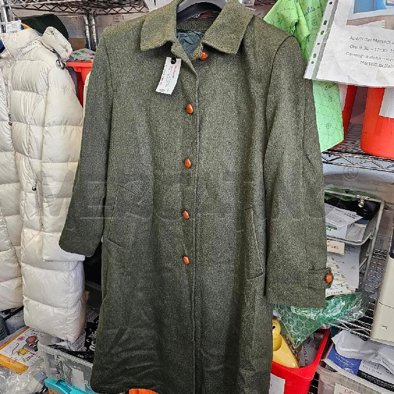 CAPPOTTO UOMO STEINBOCK IN LODEN HIMALAYA VERDE BOTTONI MARRONI | Mercatino dell'Usato Chivasso 1