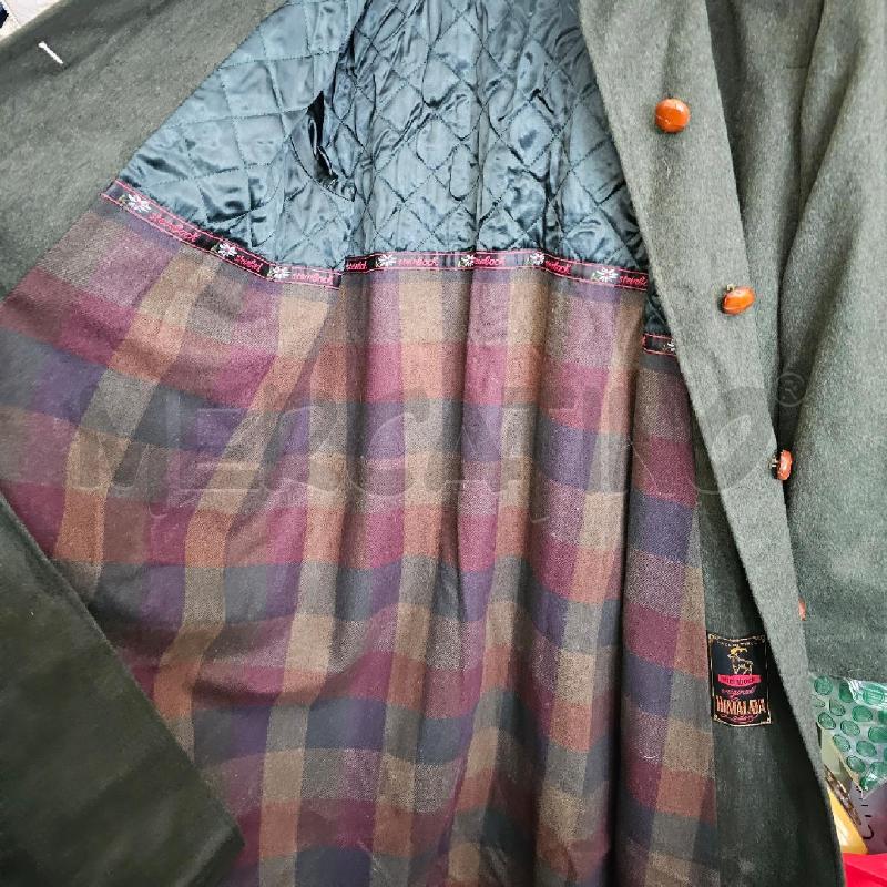 CAPPOTTO UOMO STEINBOCK IN LODEN HIMALAYA VERDE BOTTONI MARRONI | Mercatino dell'Usato Chivasso 3