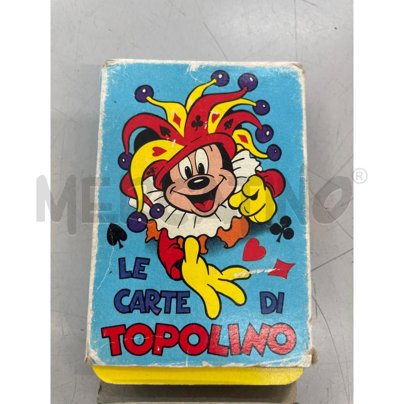 CARTE DA GIOCO LE CARTE DI TOPOLINO  | Mercatino dell'Usato Chivasso 1