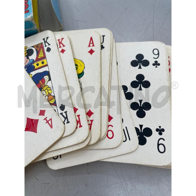 CARTE DA GIOCO LE CARTE DI TOPOLINO  | Mercatino dell'Usato Chivasso 2