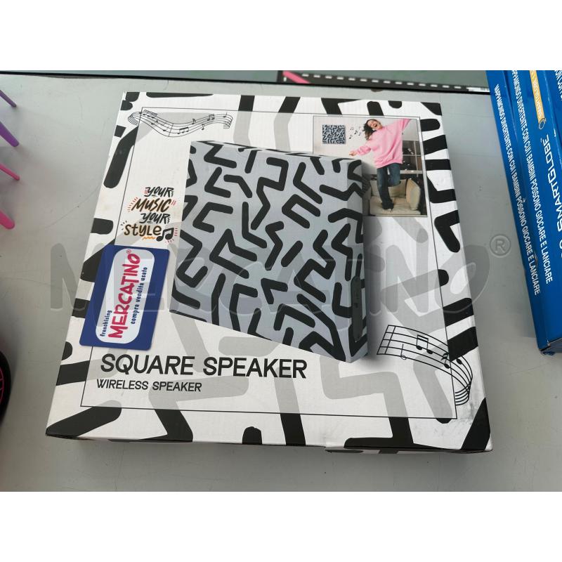 CASSA BLUETHOOT DA MURO SQUARE SPEAKER  | Mercatino dell'Usato Chivasso 1