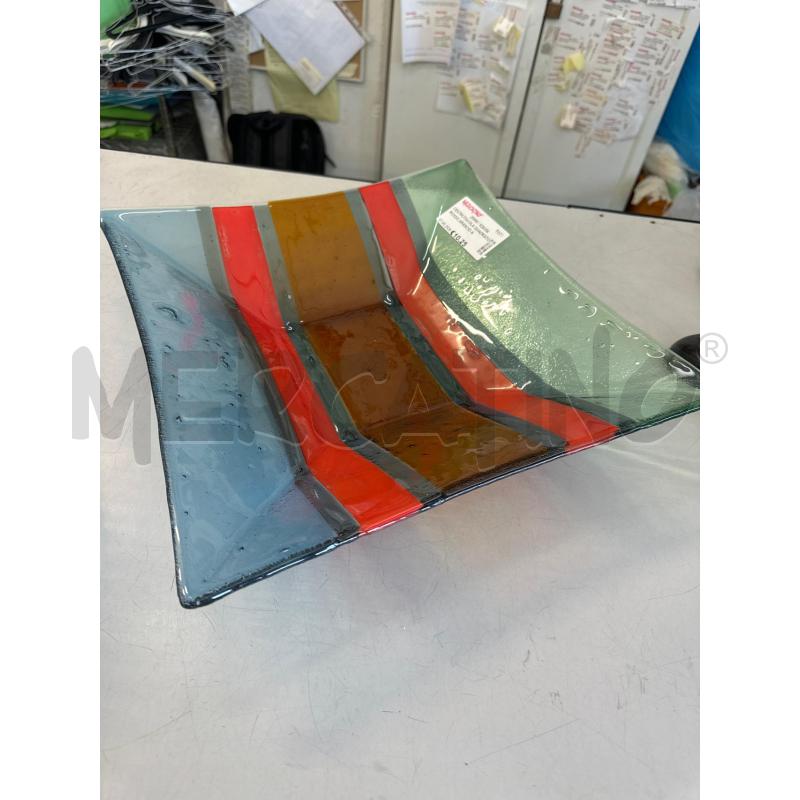 CENTROTAVOLA QUADRATO ROSSO ARANCIO AZZURRO  | Mercatino dell'Usato Chivasso 1